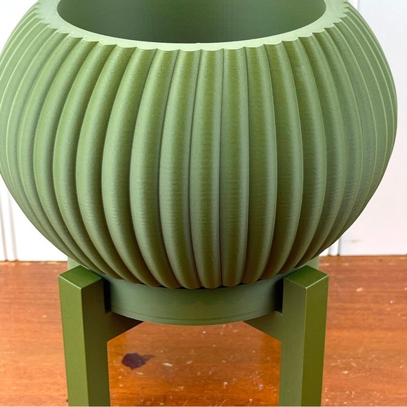 Indoor Planter Pot, The Roni Planter, 3D Printed, Houseplants Pot - Picture 3 of 10